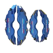 Upgrade Your BMW with 4pcs Universal ABS Plastic Disc Brake Caliper Covers & Performance Logo Stickers Blue 2 Pcs Size M And 2 Pcs Size S