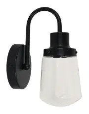 [Oriel Lighting] Kilcoy Industrial Wall Light in Black