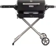 Masterbuilt Portable Charcoal Grill and Smoker with Cart Black