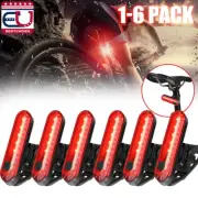 5 LED Bike Rear Tail Light USB Cycling Safety Warning Lamp with Flashing Modes
