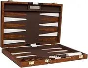 JunZheHub Backgammon Set, Lightweight Travel Size, for All Levels, Professionals, Beginners