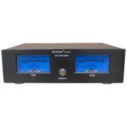 Black MC-210MKII HiFi Power Amplifier with Dual VU Meters High End Music Display