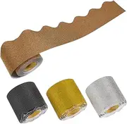 HAPINARY 4 Rolls Decorative Border Trim Blackboard Decor Blackboard Border Trim Border Paper Bulletin Board Borders Black Bulletin Board Borders Red Black Bulletin Border