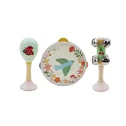 3pc Kaper Kidz Wooden Spring Insect Bird Kids/Toddler Music Toy Set 18m+