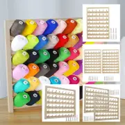 Wooden Thread Holder 48/54 Spool Wooden Thread Rack Wall Mounted Sewing wezBR
