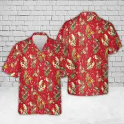 Aussie Christmas Bush Birds Hawaiian Shirt, Casual Shirt For Men