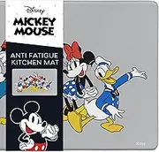 Disney Anti-Fatigue Kitchen Mats for Floor – Cushioned Kitchen Floor Mats with Non-Slip Backing – Water Resistant, Easy-to-Clean PVC Foam Mat – Mickey, Minnie, Stitch & Winnie The Pooh Designs