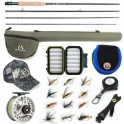 M MAXIMUMCATCH Maxcatch Extreme Fly Fishing Combo Kit 3/5/6/8 Weight, Starter...
