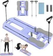 Pilates Board, 2025 Pilates Reformer Set, Multifunctional Abdominal Board, Portable Ab Core Trainer, Foldable Pilates Reformer Board for Home, Blue