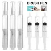 3Pcs Touch Up Paint Brush Pen 4ml Paint Touch Up Pen Transparent Fillable tyxun