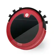 Smart Home Sweeping Robot With Remote Control And Large Suction Red Black Carpet & Floor Sweepers