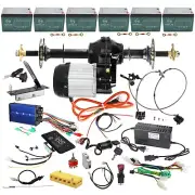 760mm Rear Axle 72V 1500W Differential Complete Motor kit Assembly ATV Dirt bike