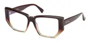 Max Mara MM5179-B Blue-Light Block 050 Men's Glasses Brown Size 54 - Private Health Rebate - Blue Light Block Available
