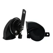 2Pcs Train Horn Super Loud Electric Snail Air Horn For Motorcycles Car Truck