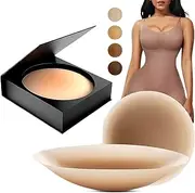 [Livi] Women Nipple Cover - 2 Pairs Next Generation Sticky Adhesive Silicone Nipple Pasties - Reusable with Travel Box