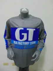 GT OLD SCHOOL BIKE JERSEY CLASSIC BMX JERSEY RACE BIKE SHIRT BMX VINTAGE XL GREY