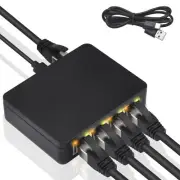 RJ45 Ethernet Splitter 1000mbps Ethernet Splitter High Speed Gigabit RJ45 Net...