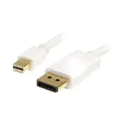 Startech MDP2DPMM1MW 1M/3.3FT MINI-DP TO DISPLAYPORT V1.2 CABLE; 4KX2K(3840X2400