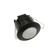 10x CROWN LIGHTING ST41 Infrared Ceiling Motion Sensor 360° - Recessed - Black