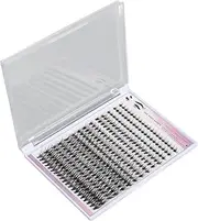 Individual Lash Extensions, Lightweight Realistic 280 Clusters Eyelashes Kit 8 To 16mm Easy To Apply D for Travel