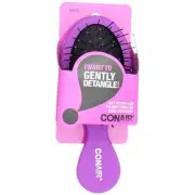 4 Pack Conair I Want To Gently Detangle Paddle Hair Brush, Pink