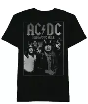 AC/DC Black Highway to Hell Men’s T-Shirt Size XXLarge Hard Rock Band
