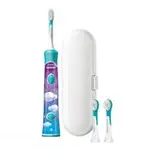 全新飛利浦兒童牙刷3刷頭送旅行盒SONICARE 新一代兒童音波震動牙刷/電動牙刷 HX6322/04