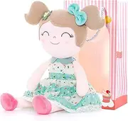 Gloveleya Baby Girl Gifts Soft First Baby Doll Plush Dolls Green 17 Inches with Gift Box