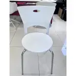 二手辦公椅 簡餐椅 塑膠椅