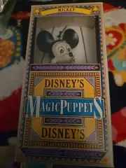 Disney's Magic Puppets Wooden Characters Mickey Mouse Vintage Rare