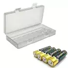 Battery Storage Box Transparent Protective Battery Box No. 5 Battery Holder