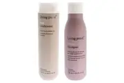 Living Proof No Frizz Conditioner and Restore Shampoo - Dry or Damaged Hair Kit by Living Proof for Unisex - 2 Pc Kit 8oz Conditioner, 8oz Shampoo