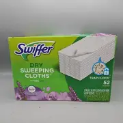 Swiffer Sweeper Mop Dry Pad Refill 52ct Lavender Scent House Floor Cleaning