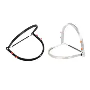 Full Brim Hard Hat Face Shield Adapter Easy to Install, Universal, Sturdy Face