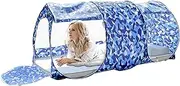 Pop Up Family Tent - Waterproof Mesh Canopy, Foldable Shelter | Portable Dome House, Lightweight Travel, Breathable Structure, Outdoor, Quick Pitch Gear, Anti- Retreat, Hiking Haven