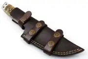 Handmade Leather Knife Sheath Fix Blade Case Vertical Horizontal Camping Sheath