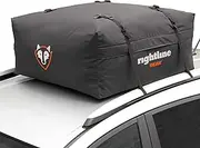Range Jr Weatherproof Rooftop Cargo Carrier for Top of Vehicle, Attaches with or Without Roof Rack, 10 Cubic Feet, Black