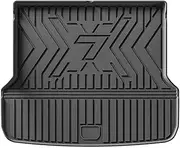 Floor Mats Compatible with Zeekr 7X 2024 2025 TPE Foot Pads Trunk Cushion WP Wear-Resistant Black Only Left Hand Driver(1PC Left Rudder)