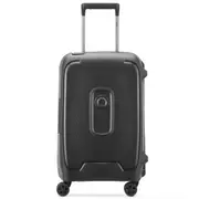 Delsey Moncey 55 cm 4-Wheel Carry-on Suitcase - Black (Recycled Material)