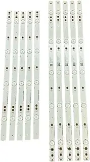 LVNVNZBZDA 10pcs/Set LED Backlight Strip Fit for PHI LE50U7970 50PUG6102/78 50PUF6102 LB-PM3030-GJCD505X9AH22-Y A B