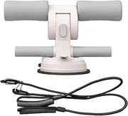 Place the Suction Cup - Improved Safety - AB - Trainer Foot Holder | 3 Levels Adjustable, Double Suction Cup and Elastic Pull Rope for ABS Training Aids, Feet and Leg Strength