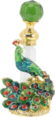 CORHAD Peacock Perfume Bottle Vintage Perfume Bottles Empty Perfume Bottles E...