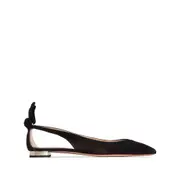 [Aquazzura] Aquazzura Bow Tie Ballerina Shoes 36 IT BLACK