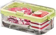Snack Containers - Outdoor Lunch Fruit Box - Sealed Fruit and Snack Storage Organizer with Handle for Hiking, Camping, Kitchen