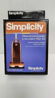 Riccar BRLS/Simplcity SCRS & SCRC Electrostatic & Secondary Filter Set MPN#SF5SC