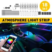 RGB Symphony Atmosphere Car Interior LED Acrylic Guide Fiber Optic Ambient Light (for: Volvo)