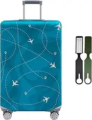 ZANZER Suitcase Cover Protector with Luggage Tag for 26-32 Inch, Elastic Dust Luggage Cover for Suitcase, Washable Thickened Anti-Scratch Travel Accessories ((Fit 29-32 inch) XL)