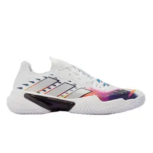 adidas 網球鞋 Barricade W 白 銀 愛迪達 女鞋 Bounce 運動鞋 【ACS】 GW3817