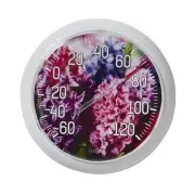 Hyacinth Garden Indoor Outdoor Dial Thermometer, Wireless Thermometer with