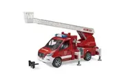 Bruder 1:16 Mercedes G3 Sprinter Fire Engine w Ladder Water Pump Kids Toy 4y+